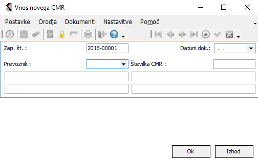 vnos novegaCRM